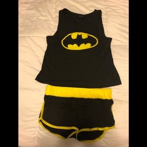 Women’s Batman pajama set and tall Batman socks